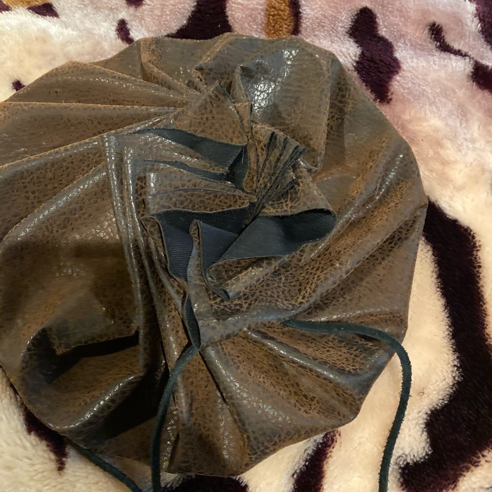 Leather bag hand made